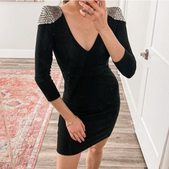 Ted Baker London Saco Pink Magenta V-Neck Sheath Dress 3/4 Sleeve Size 8 - Picture 8 of 14